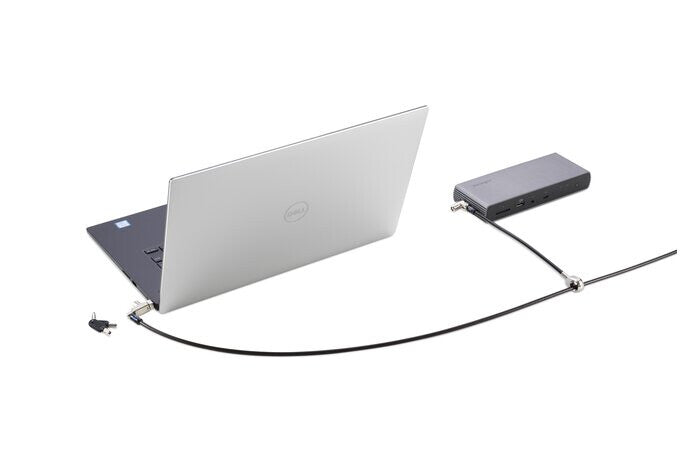 Kensington Slim N17 2.0 Keyed Dual Head Laptop Lock for Wedge-Shaped Slots