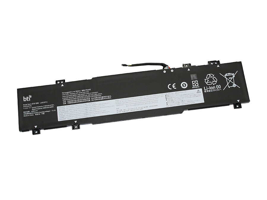 BTI 5B11K09312 compatible 47Wh 3-cell battery for Lenovo IDEAPAD SLIM 3