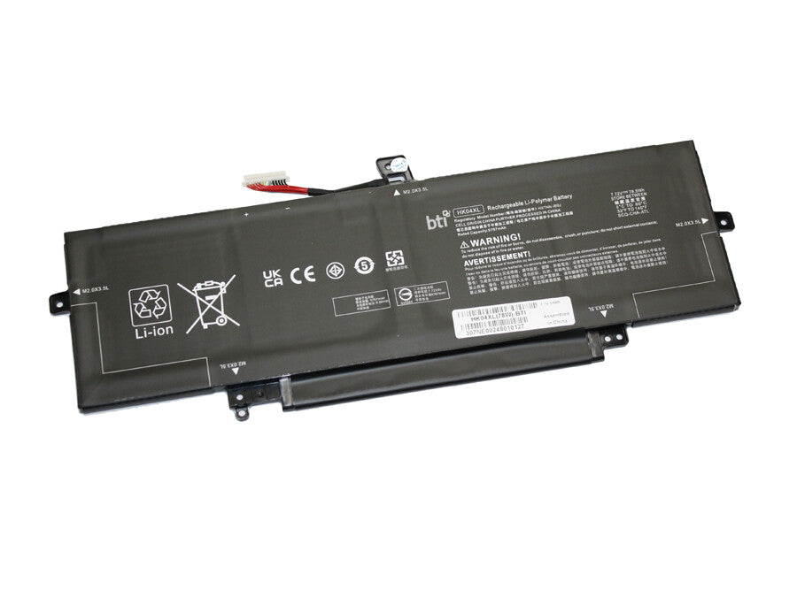 BTI 4-cell 51Wh HK04XL compatible battery for HP ELITEBOOK X360 1040 G8 ELITEBOOK X360 1040 G7 ELITEBOOK X360 1030 G8 ELITEBOOK X360 1030 G7
