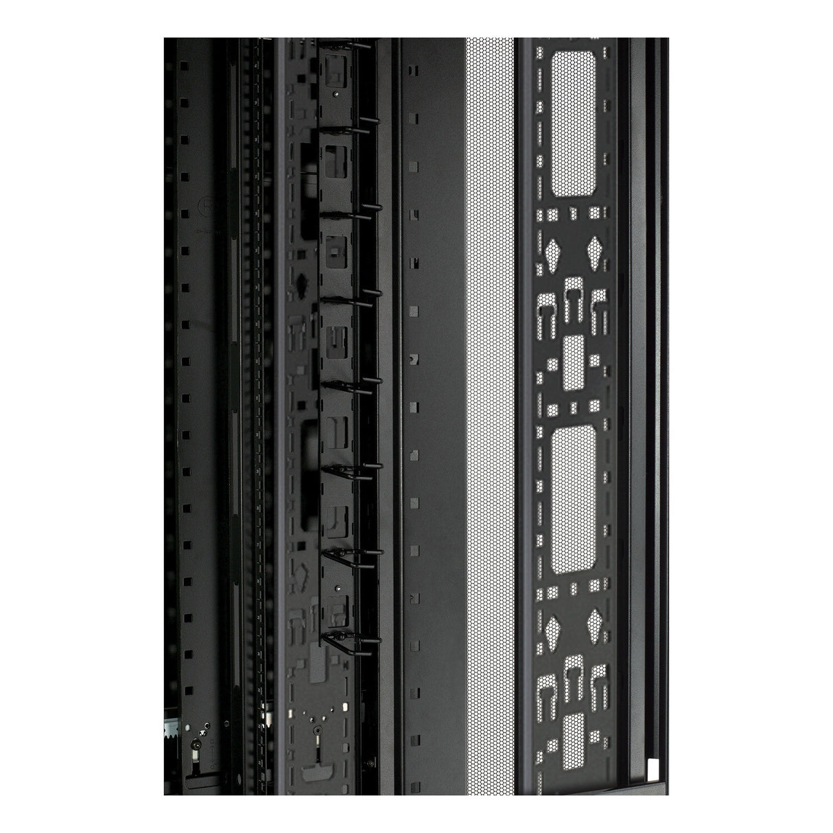 APC NetShelter Cable Management, Vertical Cable Manager, for NetShelter SX 42U, Set of 2, Black, 117 x 1930 x 130 mm