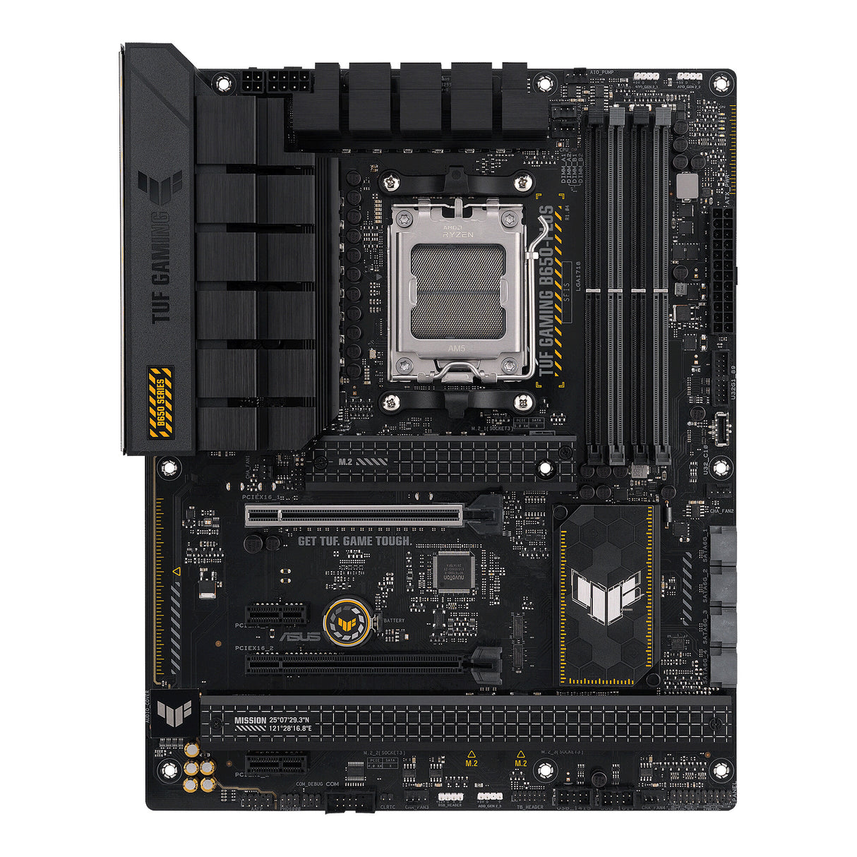 Asus TUF GAMING B650-PLUS, AMD B650, AM5, ATX, 4 DDR5, HDMI, DP, LAN 2,5G, PCIe5, 3x M.2