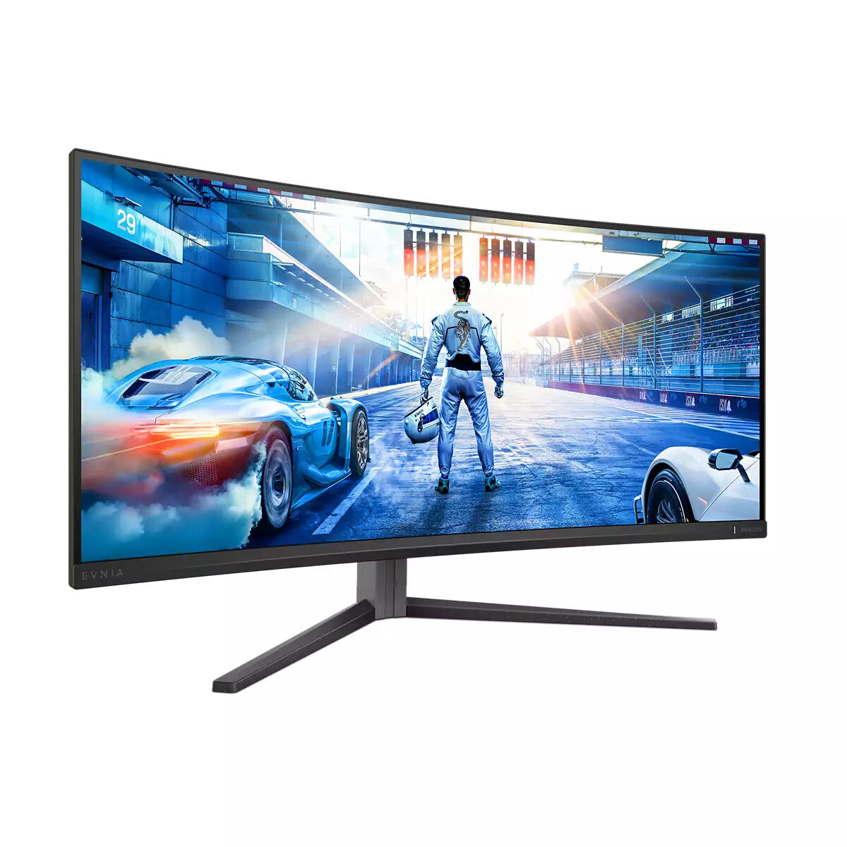 Philips Evnia 34M2C6500/00 computer monitor 86.4 cm (34") 3440 x 1440 pixels Wide Quad HD QD-OLED Grey