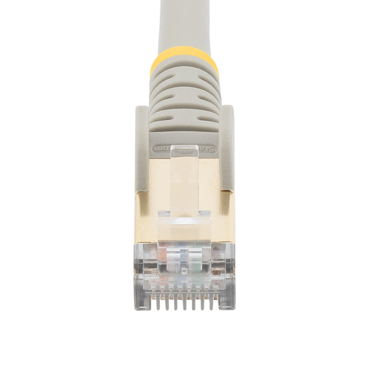 StarTech.com 5m CAT6a Ethernet Cable - 10 Gigabit Shielded Snagless RJ45 100W PoE Patch Cord - 10GbE STP Network Cable w/Strain Relief - Grey Fluke Tested/Wiring is UL Certified/TIA