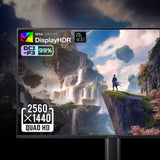 Acer X Predator X27UZ1 - 27", Quad HD (2560X1440), QD-OLED, 280Hz, 0.03ms, 16:9, HDR400, FreeSync Premium Pro Gaming Monitor
