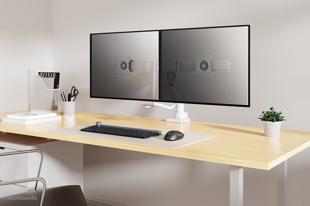 Neomounts DS75-450WH2 Monitor arm 17-32" - gas spring - Topfix - 180°-stop
