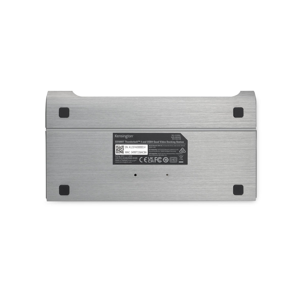 Kensington AD4010T4 Thunderbolt 4 and USB4 Quad Video Docking Station - 98W PD - DP/HDMI - Windows/macOS