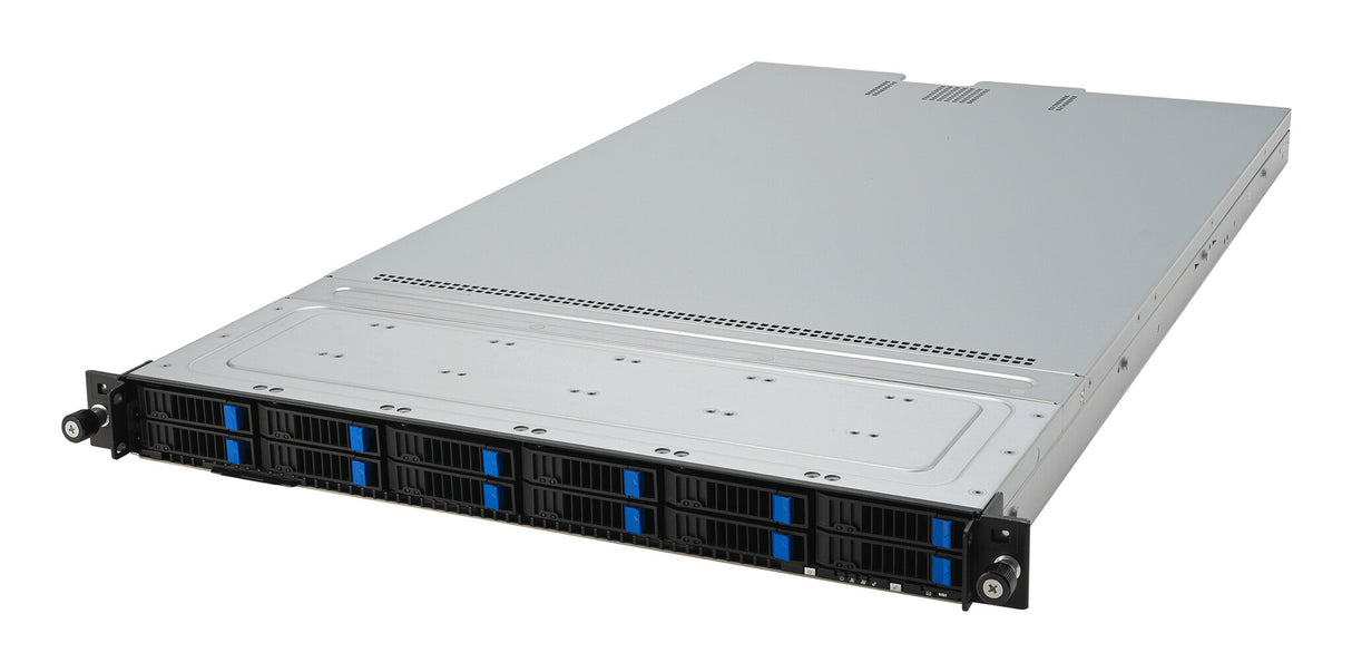 ASUS RS501A-E12-RS12U LGA 6096 Rack (1U) Black, Silver