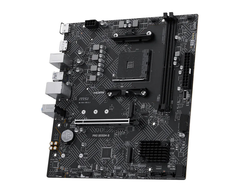 MSI PRO B550M-B motherboard AMD B550 Socket AM4 micro ATX