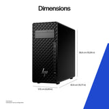 HP Z2 Tower G1i Intel Core Ultra 7 270K Plus 48 GB DDR5-SDRAM 1 TB SSD NVIDIA RTX Pro 2000 Blackwell Windows 11 Pro Workstation AI Workstation, AI PC Black