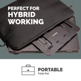 Fellowes Alumia Laptop Riser Portable Laptop Stand Max Size 15 inch Max Weight 5kg Black