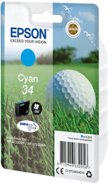 Epson Golf ball 34 DURABrite Ultra Single Cyan Ink