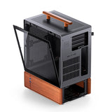 Jonsbo T7 Midi Tower Black, Wood