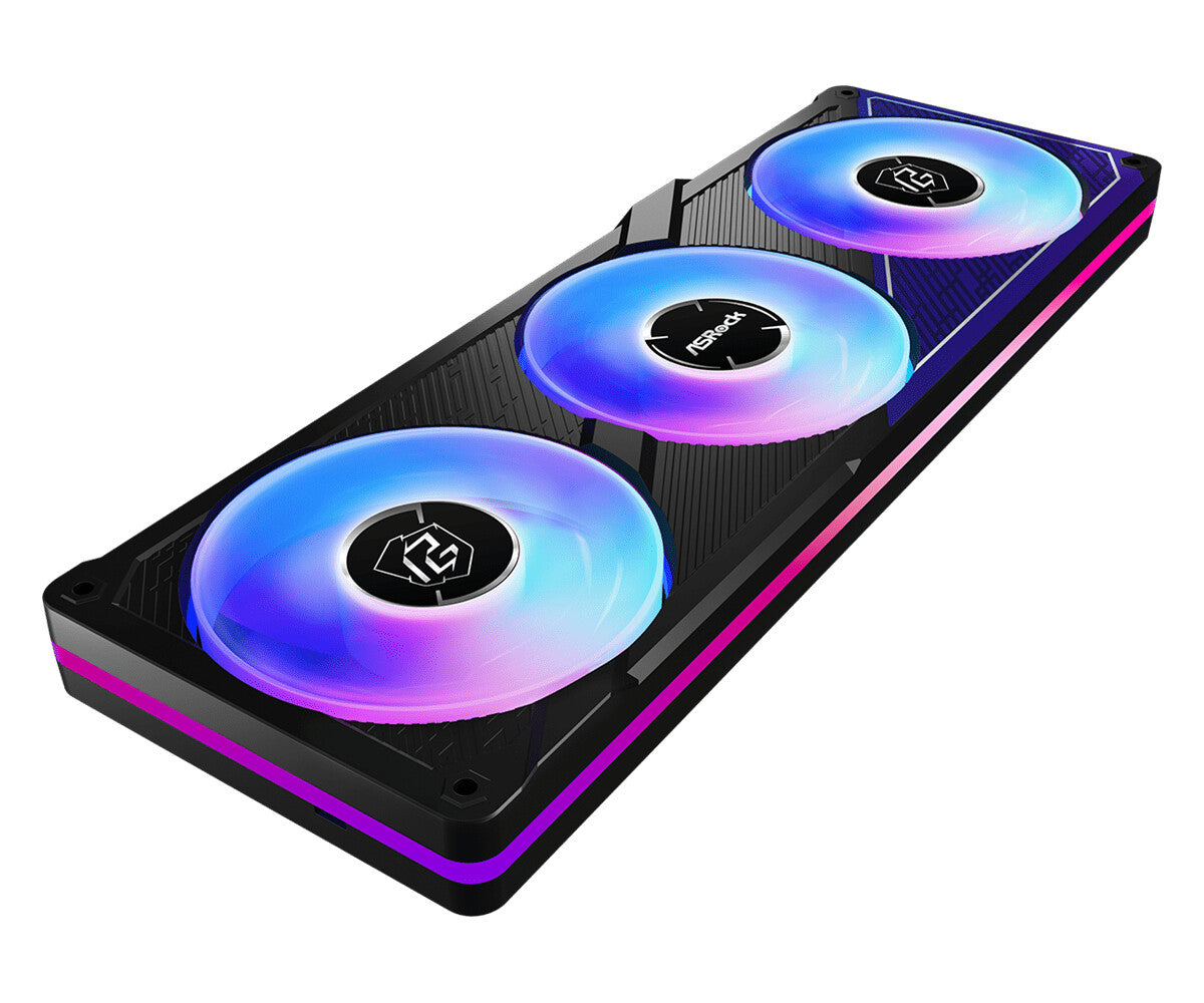 Asrock Phantom Gaming 360 LCD Processor All-in-one liquid cooler 12 cm Black