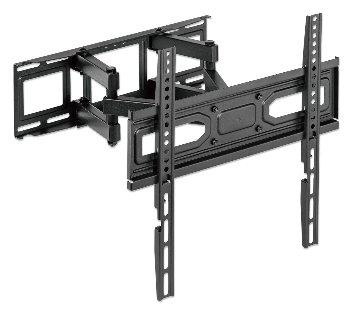 Manhattan Wall Mount for TV & Monitors (Full Motion), For screens 32" to 55", VESA compatability: all between 100x100mm and 400x400mm - check the dimensions of the four mounting holes on back of screen to ensure it fits, Max 40kg, Black, Bracket, Lifetime