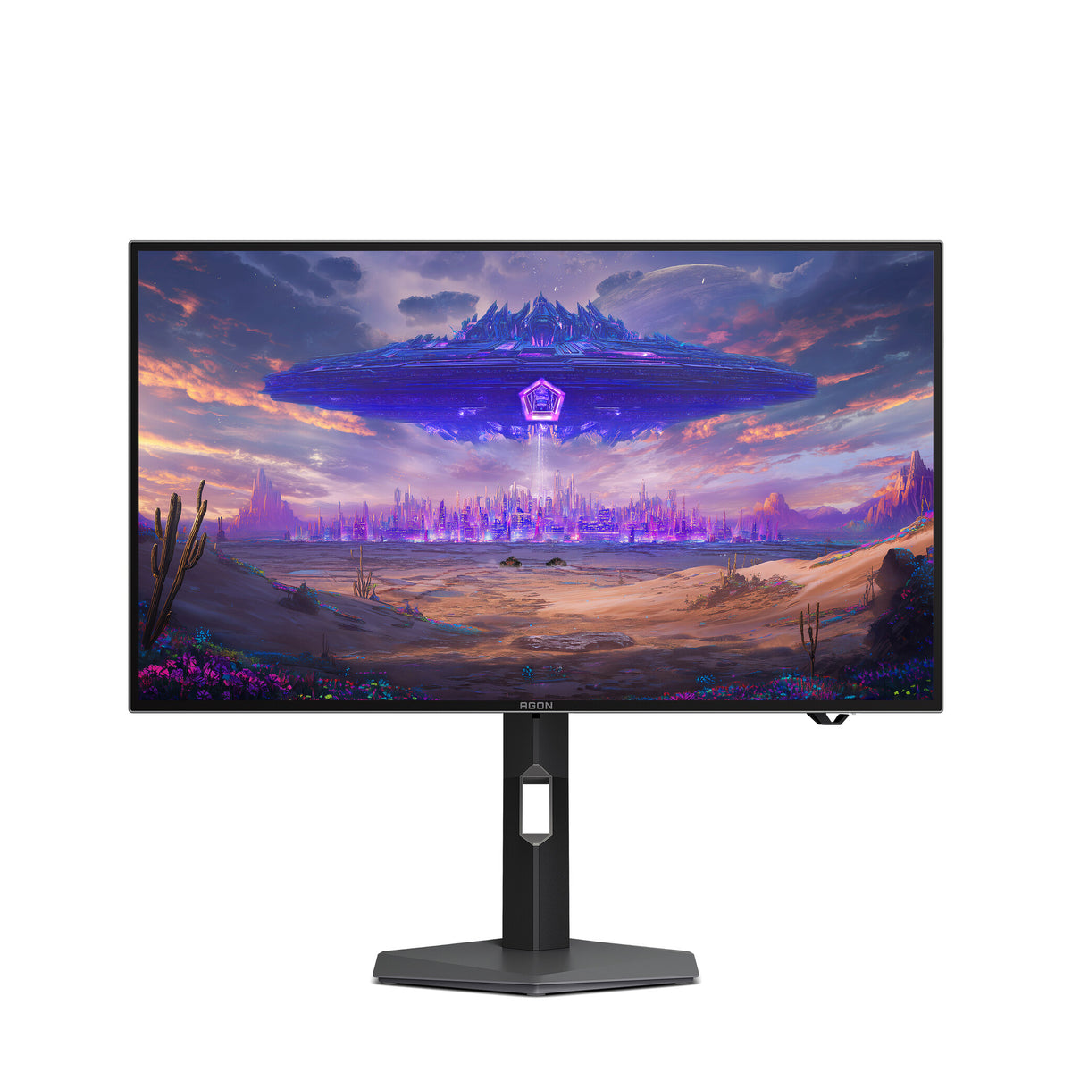 AOC AGON PRO AGP277QKDC computer monitor 67.3 cm (26.5") 2560 x 1440 pixels Quad HD OLED Grey