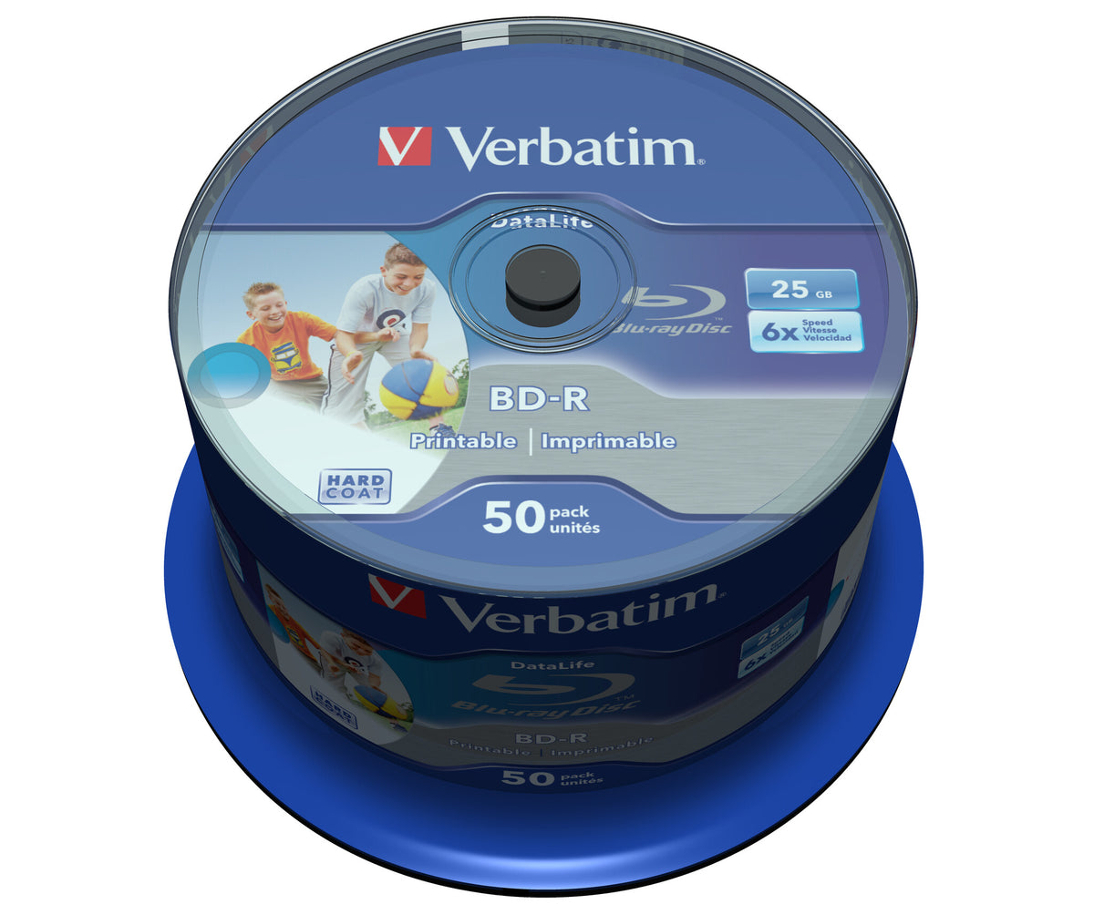 Verbatim 43812 blank Blu-Ray disc BD-R 25 GB 50 pc(s)