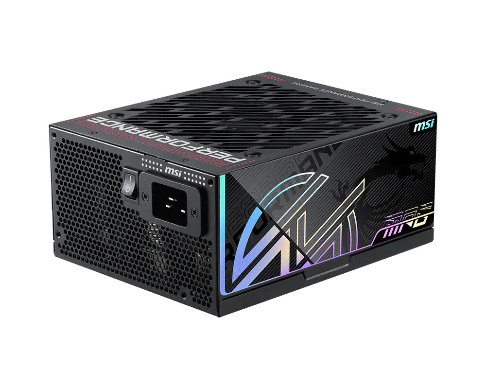MSI MPG Ai1300TS PCIE5 power supply unit 1300 W 24-pin ATX ATX Black