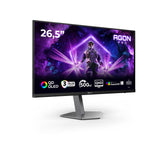 AOC AGON PRO AG276QKD2 computer monitor 67.3 cm (26.5") 2560 x 1440 pixels Quad HD QD-OLED Black, Grey