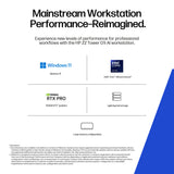 HP Z2 Tower G1i Intel Core Ultra 7 265 32 GB DDR5-SDRAM 1 TB SSD Windows 11 Pro Workstation AI Workstation, AI PC Black