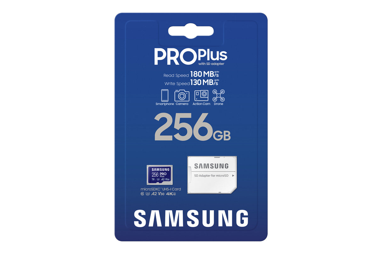 Samsung PRO Plus MB-MD256SA/EU memory card 256 GB MicroSD UHS-I Class 3