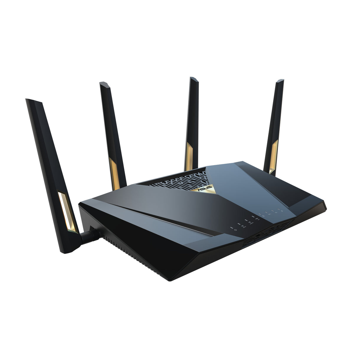 ASUS RT-BE88U wireless router 10 Gigabit Ethernet Dual-band (2.4 GHz / 5 GHz) Black, Grey