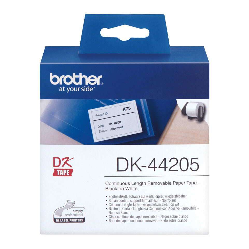 Paper Tape In Computer Brother White Removable Paper Tape – Direct Computers