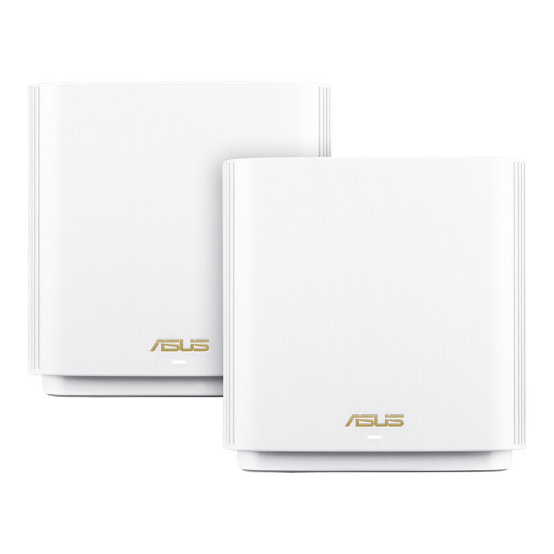 ASUS ZenWiFi AX XT8 (W-2-PK) wireless router Gigabit Ethernet Tri-band (2.4 GHz / 5 GHz / 5 GHz) White