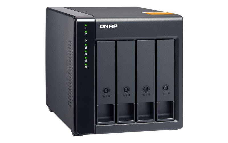 QNAP TL-D400S storage drive enclosure HDD/SSD enclosure Black, Grey 2.5/3.5"