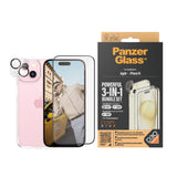 PanzerGlass ® 3-in-1 Bundle iPhone 15