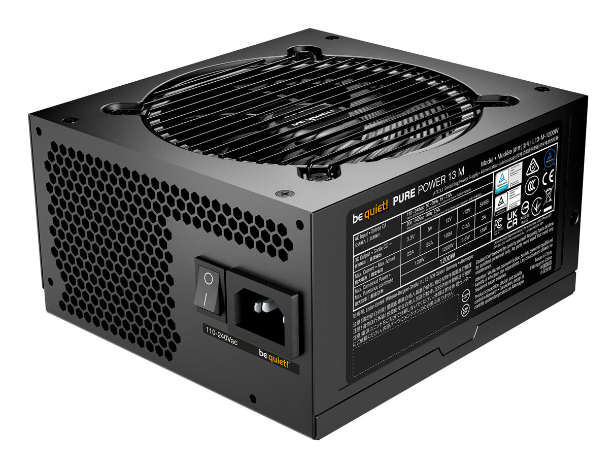 be quiet! Pure Power 13 M | 1200W power supply unit 20+4 pin ATX ATX Black