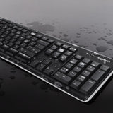Logitech Wireless Combo MK270 keyboard Mouse included Home RF Wireless QWERTY US International Black, Silver