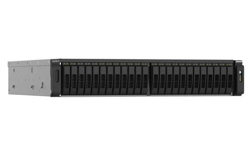 QNAP TS-H3088XU-RP NAS Rack (2U) Intel® Xeon® W-1270 64 GB DDR4 0 TB QuTS hero Black, Grey