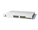 Cisco Catalyst 1300-24P-4G Managed Switch, 24 Port GE, PoE, 4x1GE SFP, Limited Lifetime Protection (C1300-24P-4G)