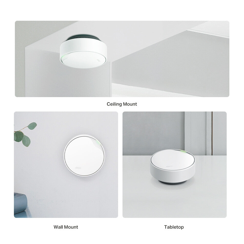 TP-LINK (DECO X50-POE) AX3000 Sistema Wi-Fi 6 inalámbrico de doble banda con PoE, paquete de 3, LAN 2.5G, OFDMA y MU-MIMO, TP-Link HomeShield