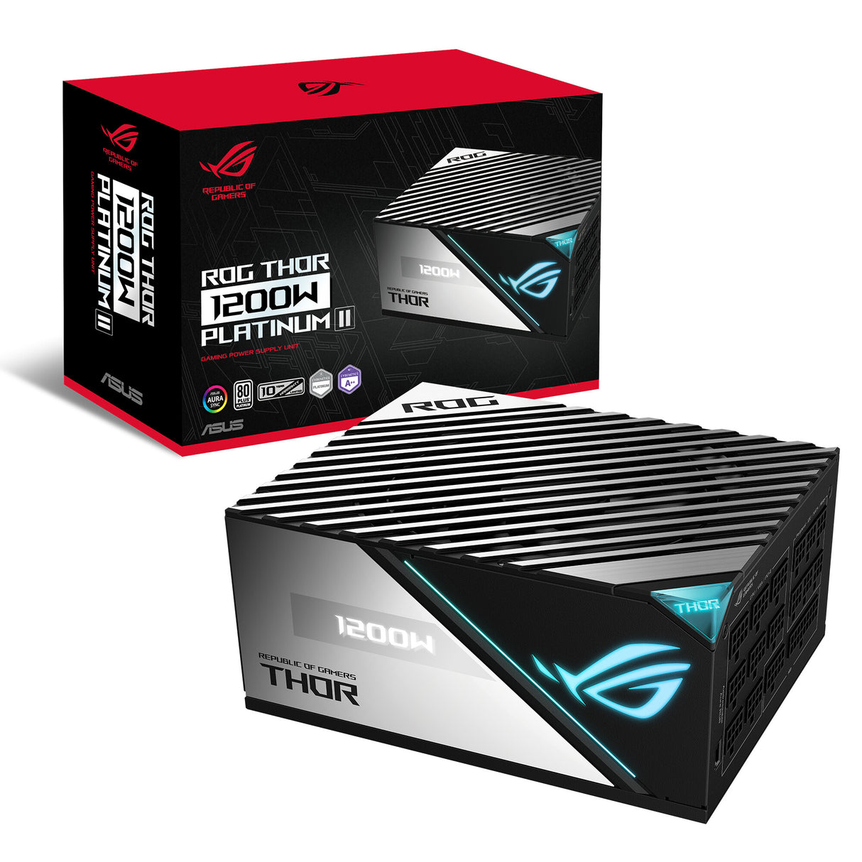 ASUS ROG THOR 1200W Platinum II power supply unit 24-pin ATX ATX Grey