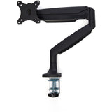 StarTech.com Desk Mount Monitor Arm - Heavy Duty Ergonomic VESA Monitor Arm - Single 9kg Display - Full Motion, Height Adjustable, Articulating - Aluminum - C-Clamp/Grommet- Black