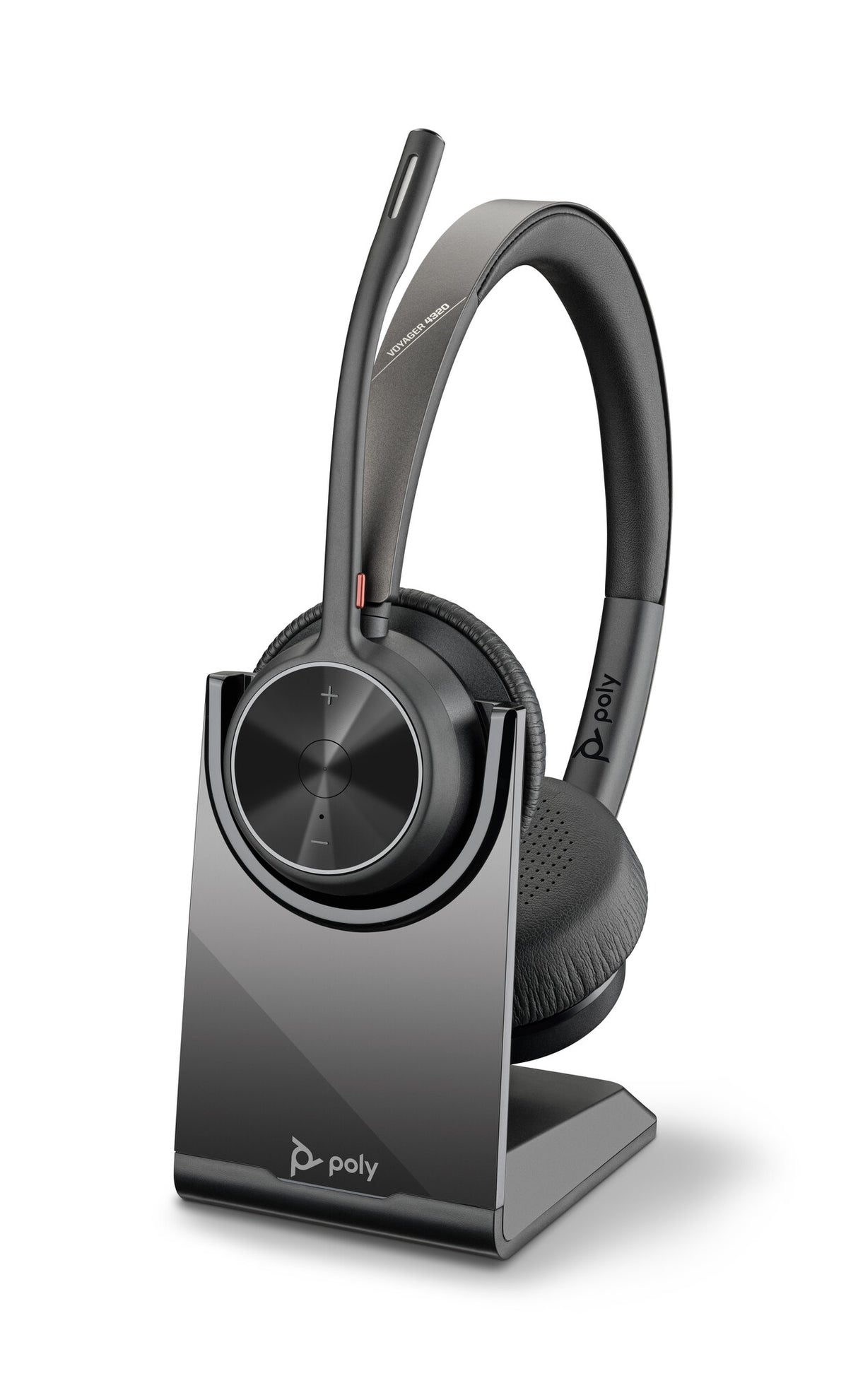HP Poly Voyager 4320 USB-C Headset +BT700 dongle +Charging Stand