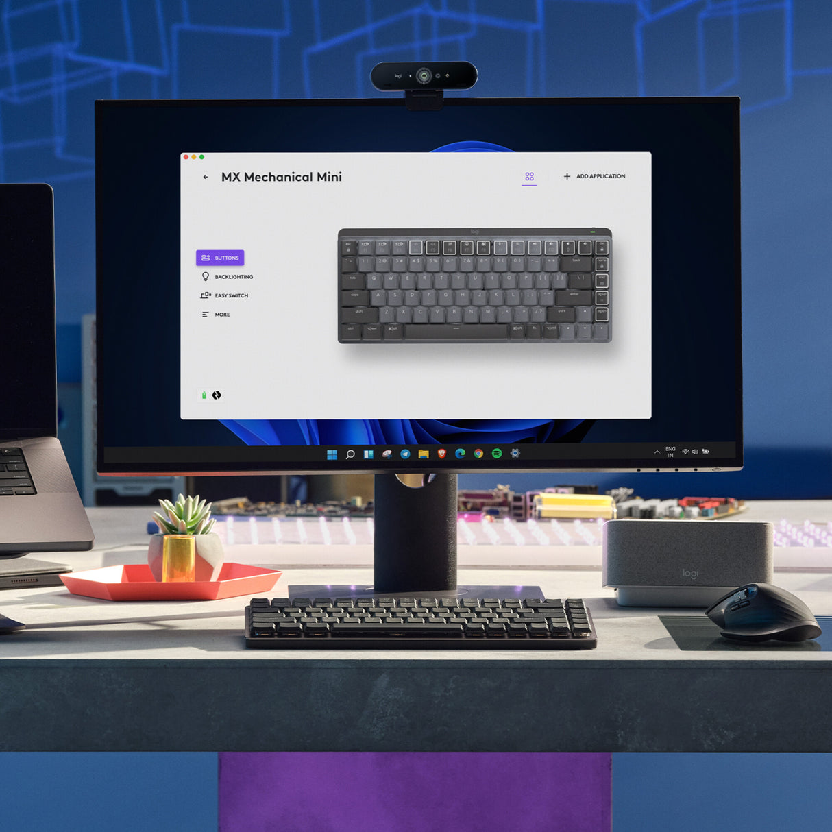 Logitech MX Mechanical Mini Minimalist Wireless Illuminated Keyboard