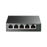 TP-LINK (TL-SG1005LP) Switch de bureau non géré Gigabit 5 ports, PoE 4 ports, alimentation intelligente, boîtier en acier