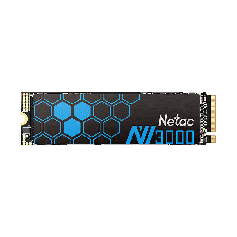 NETAC NV3000 (NT01NV3000-1T0-E4X) Interface NVMe M.2 1 To, PCIe 3.0, SSD 2 280, lecture 3 400 Mo/s, écriture 2 900 Mo/s, garantie 5 ans