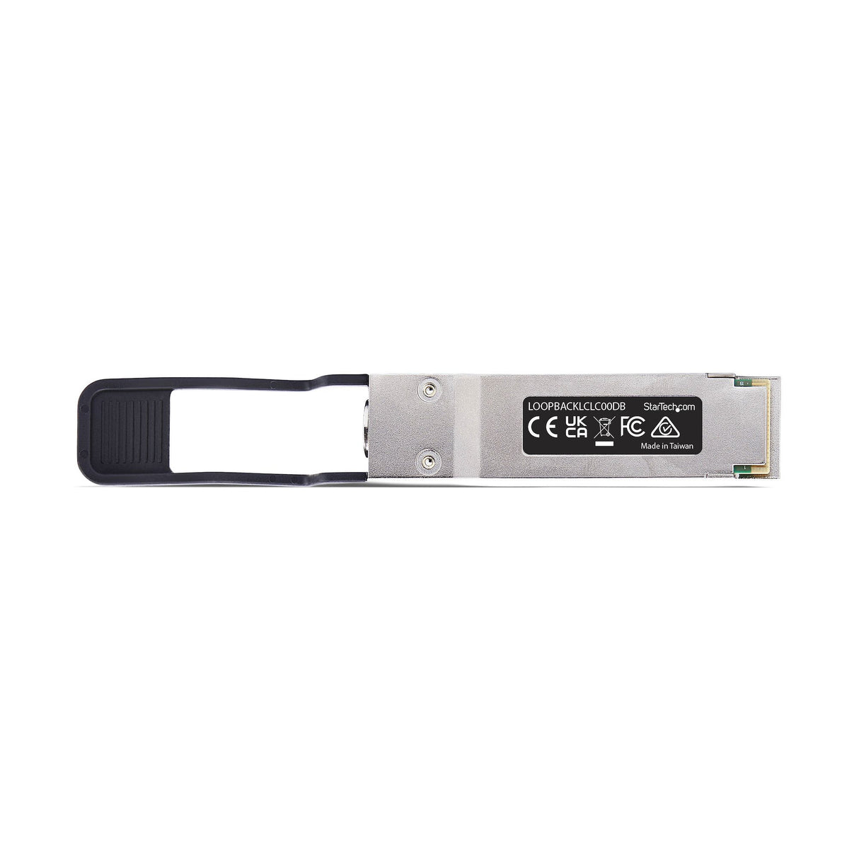 StarTech.com LOOPBACKPLUG100G network cable tester Fiber cable tester Silver