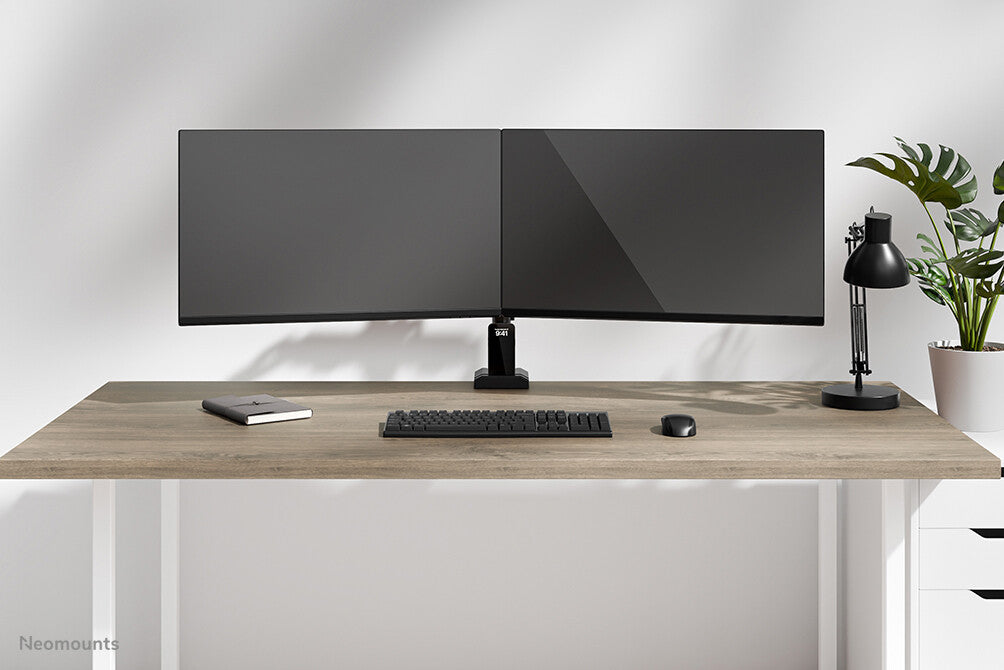 Neomounts DS60-600BL2 Monitor arm 10-32" - Quick-fix - 180°-stop