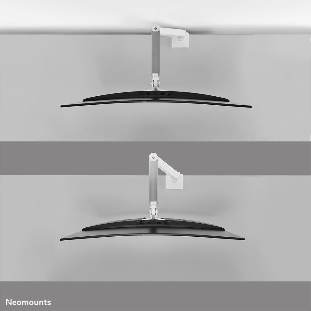 Neomounts DS70PLUS-450WH1 Monitor arm 17-49" - gas spring - Topfix - 180°-stop