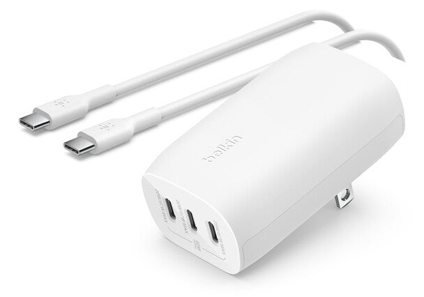 Belkin WCC002VFWH mobile device charger Laptop, Smartphone, Tablet White AC Fast charging Indoor