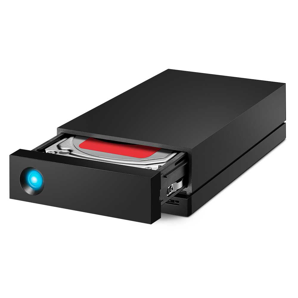 LaCie 1big Dock external hard drive 8 TB 7200 RPM 3.5" USB Type-A 3.2 Gen 1 (3.1 Gen 1) Black