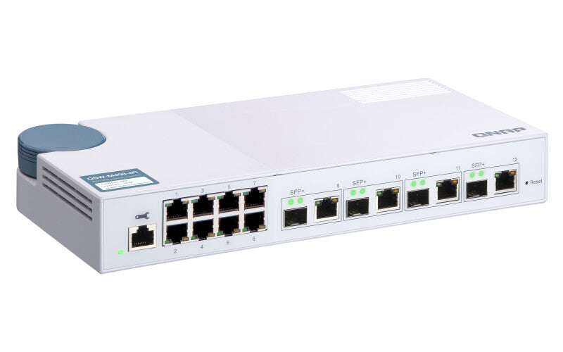 QNAP QSW-M408-4C network switch Managed L2 Gigabit Ethernet (10/100/1000) White