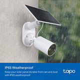 TP-Link Tapo Solar Panel SPEC: 5.2V 2.5W FEATURE: Type-C Charging Port, Non-Stop Power, Flexible Solar Installation, Works with Battery Camera, 4m Charging Cable(Total), Weatherproof (IP65)