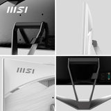 MSI Pro AP222T 13M Intel Pentium Gold G7400 All in One PC, (4GB RAM, 128GB SSD, Windows 11PRO), 21.5 Inch 10-point touch Screen/UHD Graphics/Type-C/COM Port/Dual LAN/HDMI/WiFi 5/BT 5.1/VESA/SD Card Reader