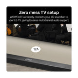 LG US70TY Black 3.1.1 channels 400 W