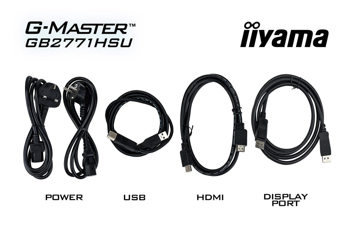 iiyama G-MASTER GB2771HSU-B1 computer monitor 68.6 cm (27") 1920 x 1080 pixels Full HD Black